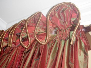 Custom made drapes